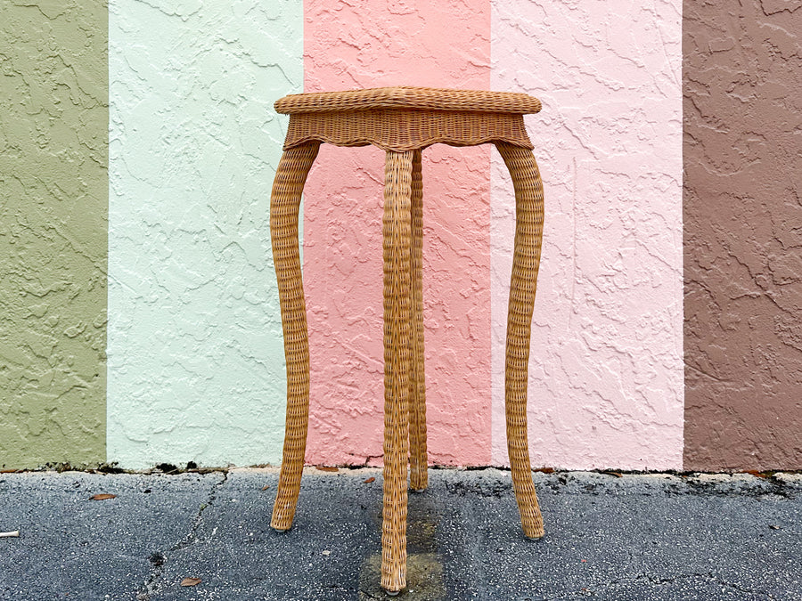 Cute Wicker Plant Stand