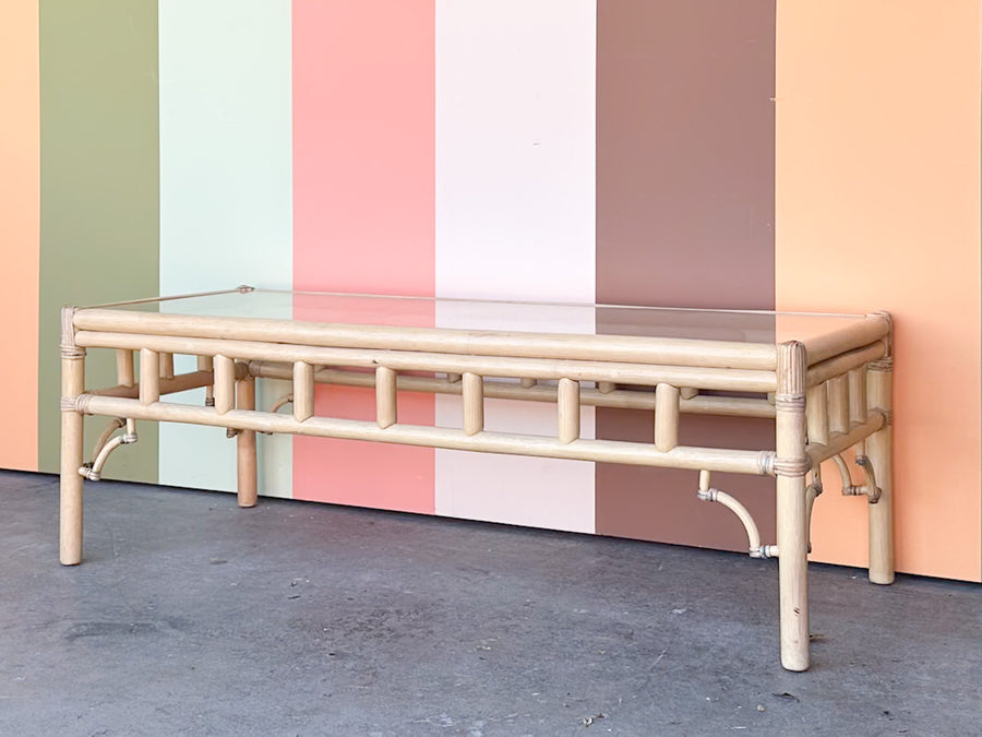 Chippendale Rattan Coffee Table