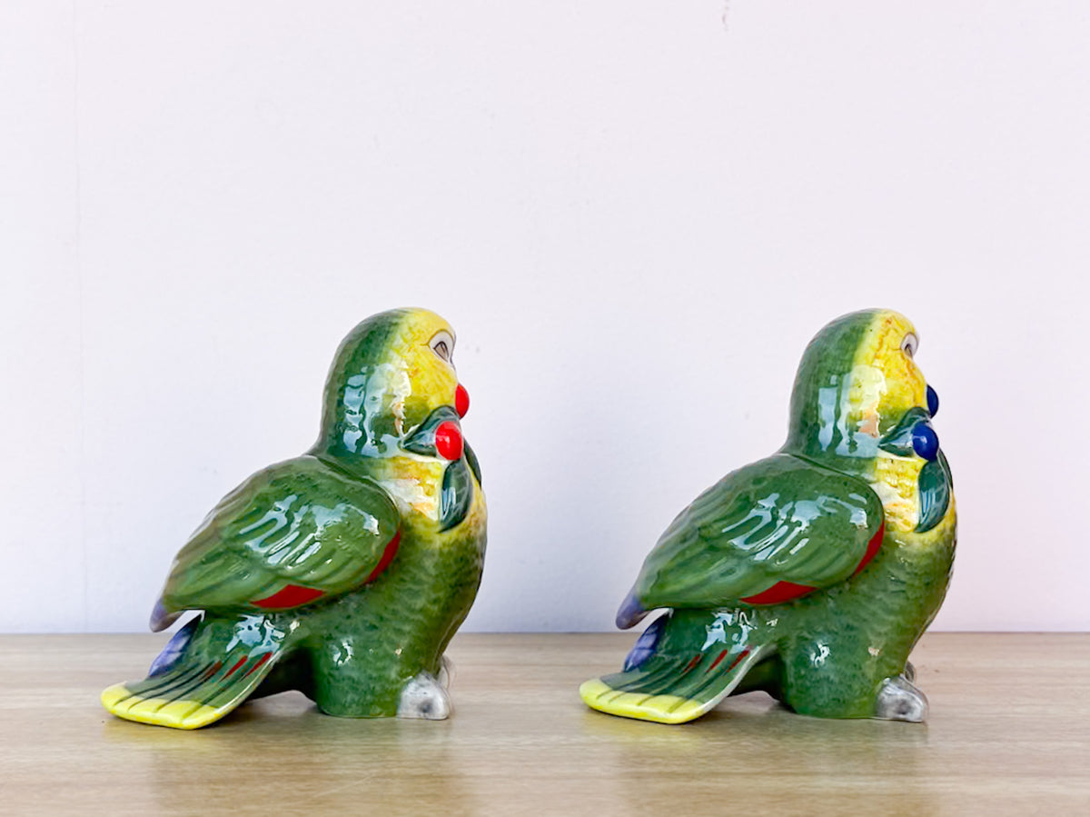 Lynn Chase Parrot Salt and Pepper Set