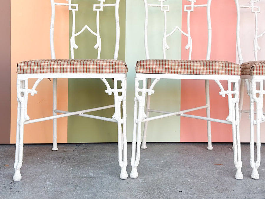 Palm Beach Chic Faux Bamboo Outdoor Dining Set