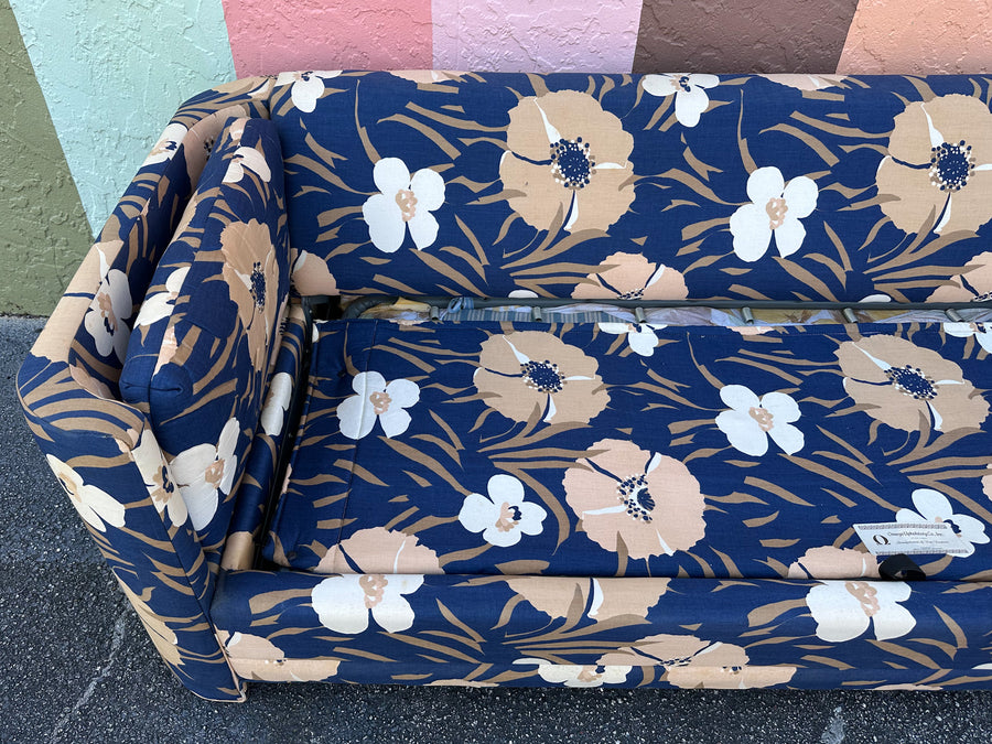 Fab Floral Upholstered Sleeper Sofa