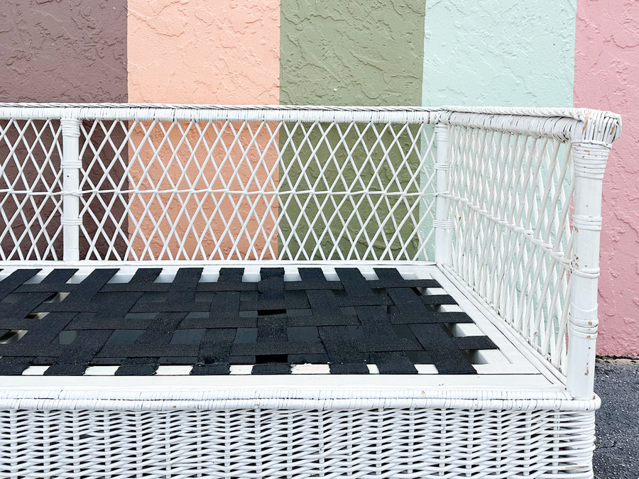 McGuire Braided Rattan Sofa