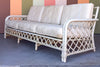 Ficks Reed Rattan Lattice Sofa