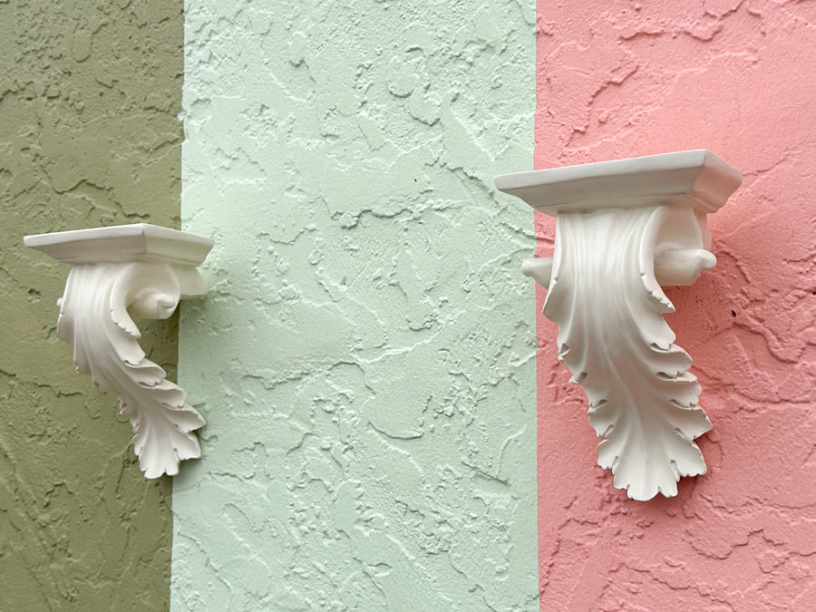 Pair of Regency Style Wall Shelves