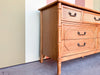 Natural Faux Bamboo Double Dresser