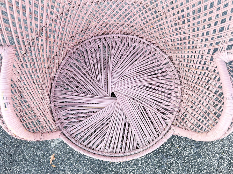 Pink Chic Peacock Chair