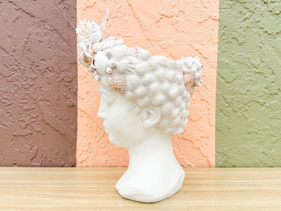 Extra Large Shellegance Bust Cachepot