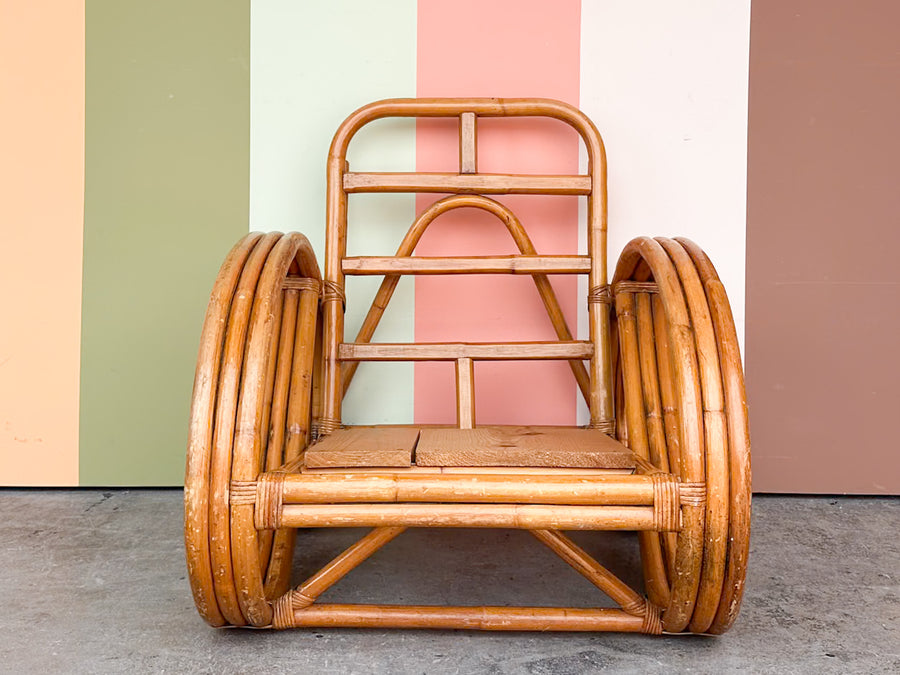 Frankl Style Rattan Pretzel Chair