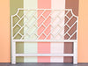 Chippendale Rattan Full Headboard