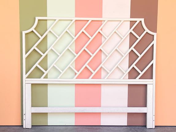 Chippendale Rattan Full Headboard