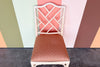 Chippendale Faux Bamboo Side Chair
