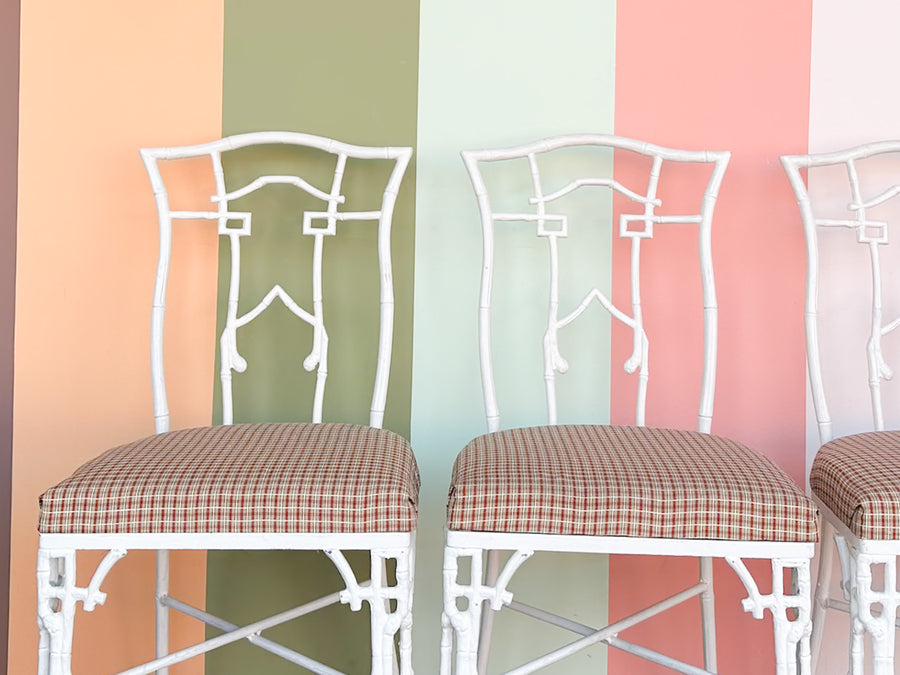 Palm Beach Chic Faux Bamboo Outdoor Dining Set