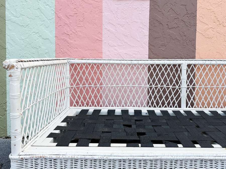McGuire Braided Rattan Sofa