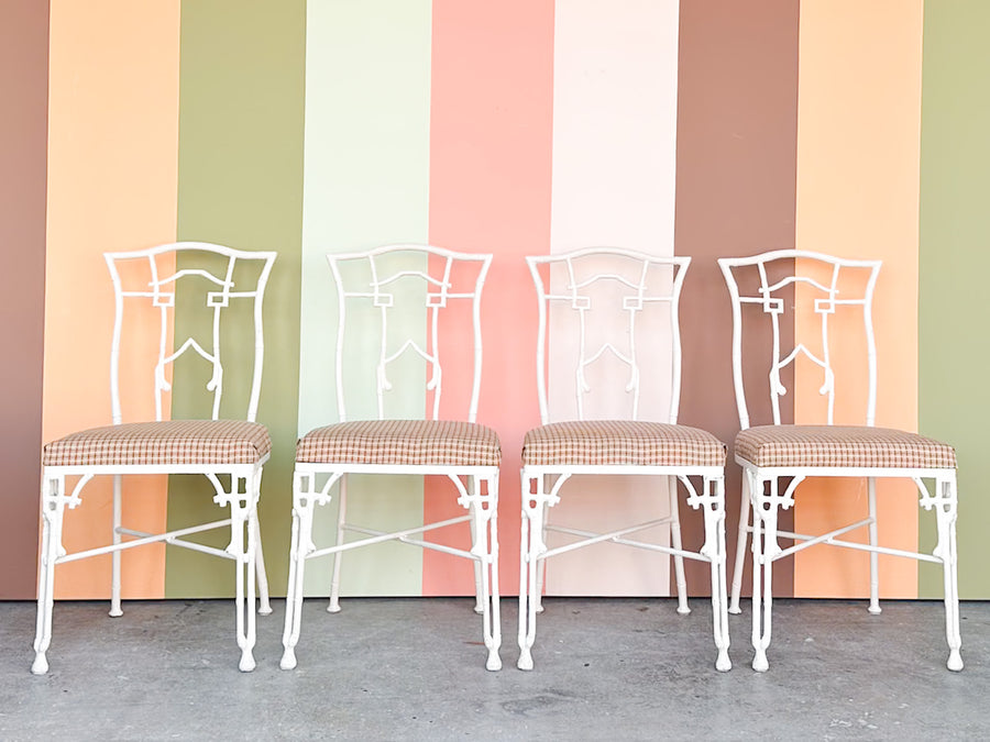 Palm Beach Chic Faux Bamboo Outdoor Dining Set