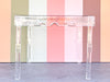 Scalloped Lucite Game Table