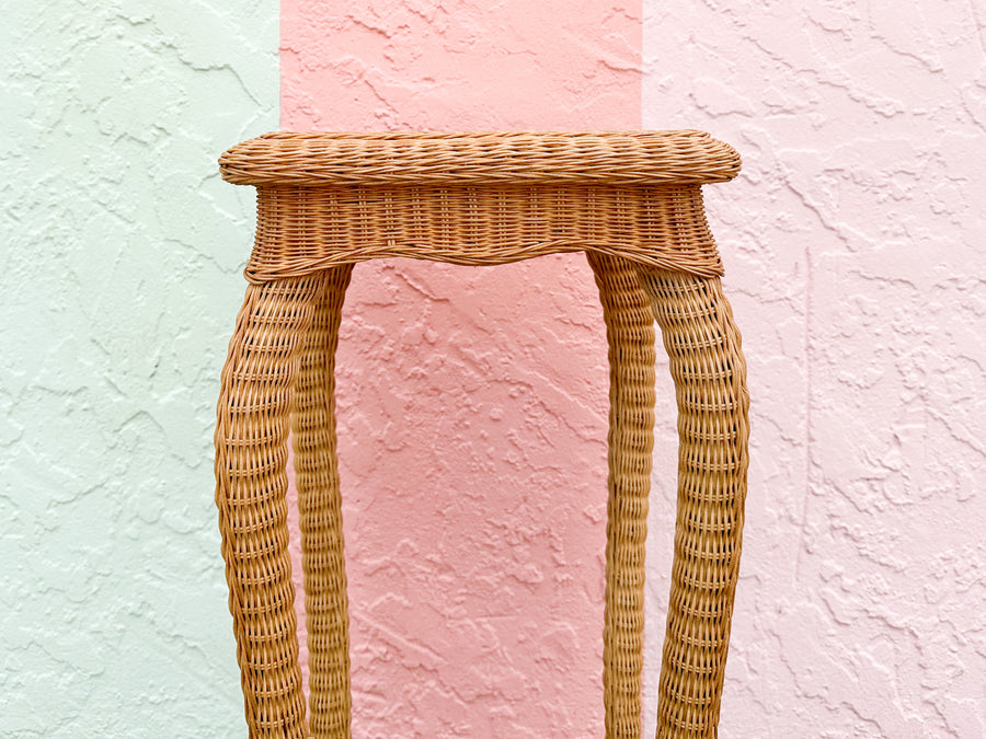 Cute Wicker Plant Stand
