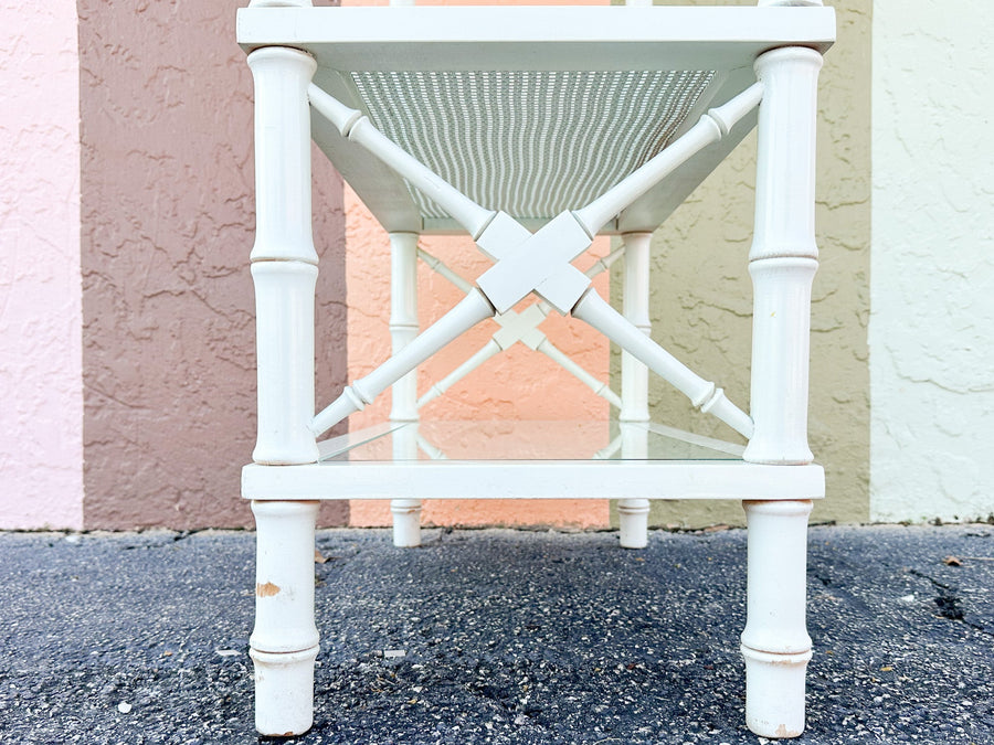 Faux Bamboo Etagere