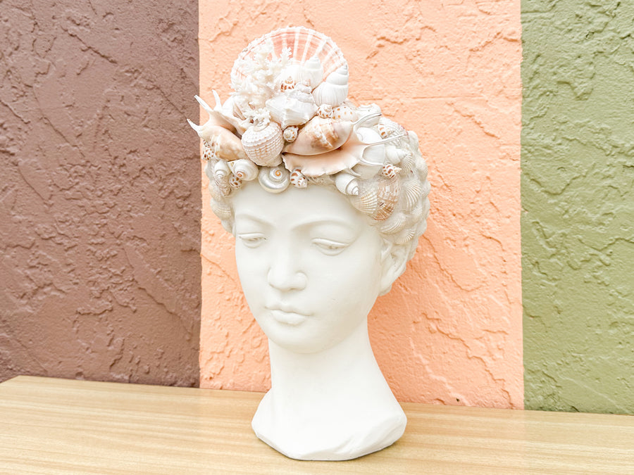 Extra Large Shellegance Bust Cachepot