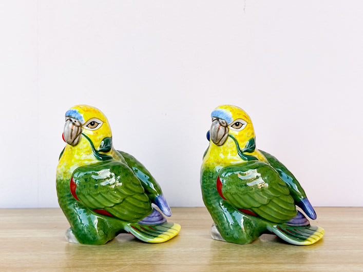 Lynn Chase Parrot Salt and Pepper Set