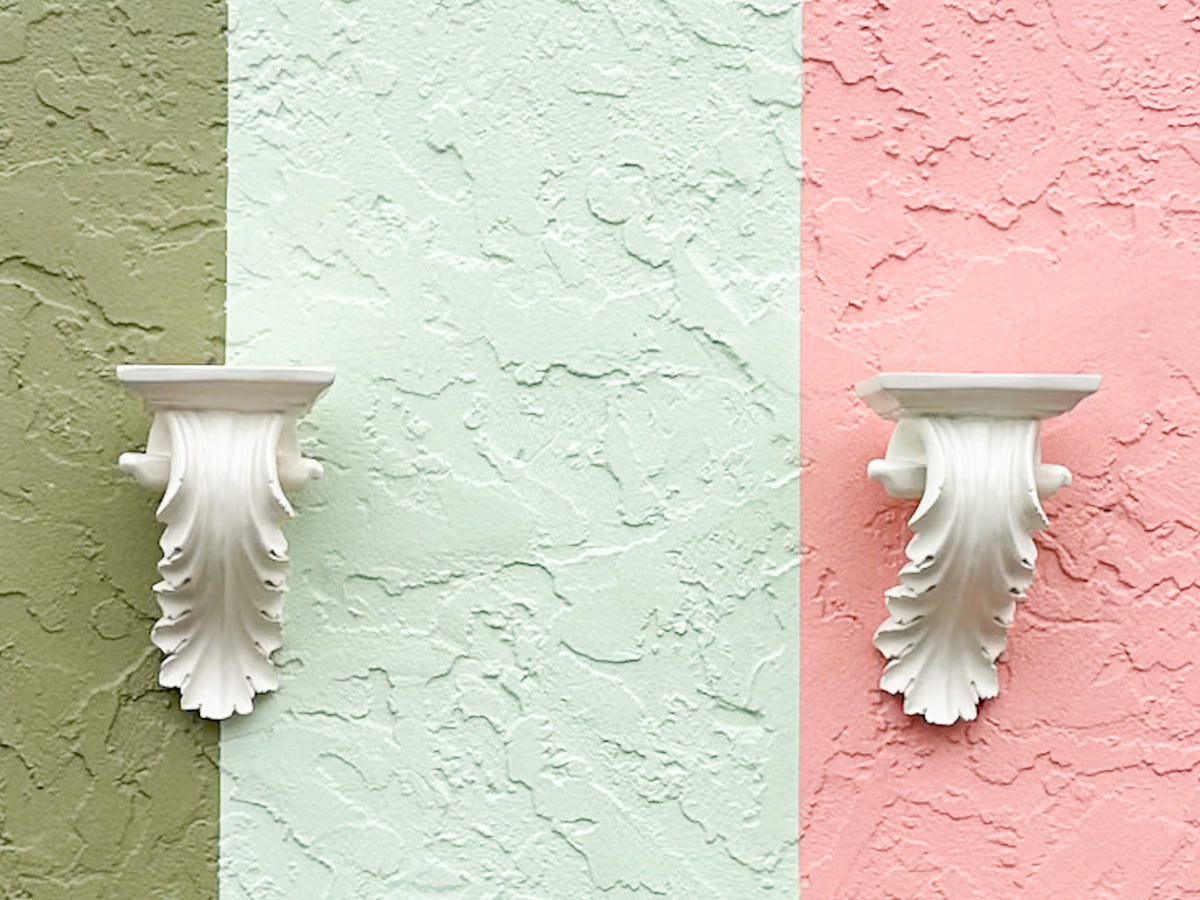 Pair of Regency Style Wall Shelves