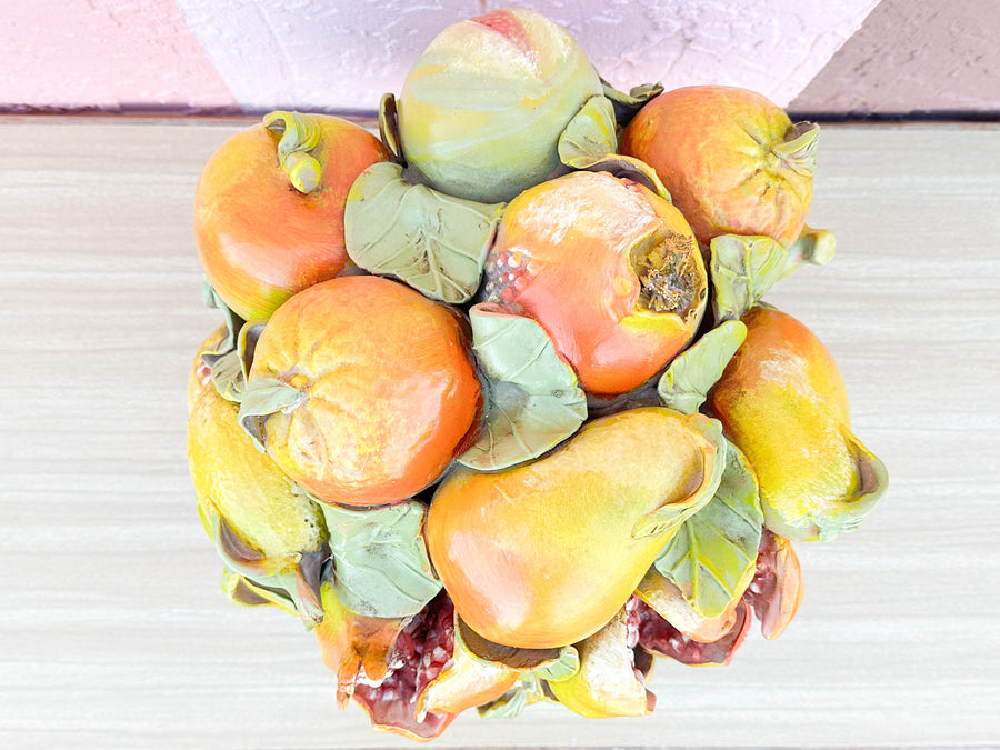 Seasonal Fruits Italian Ceramic Topiary
