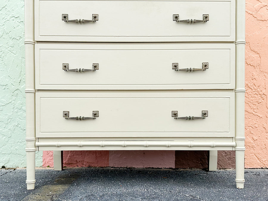 Palm Beach Faux Bamboo Tall Chest