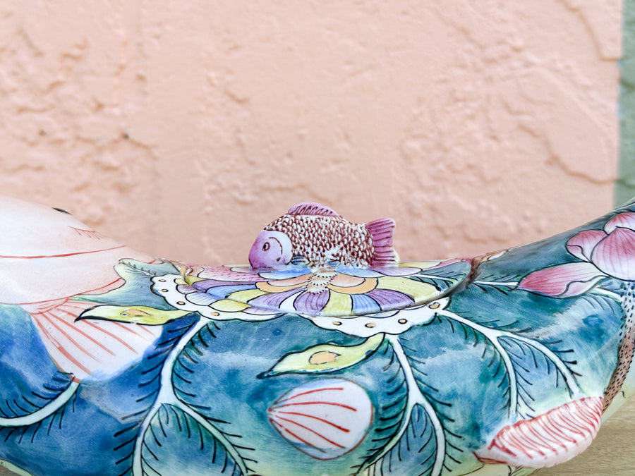 Colorful Asian Inspired Koi Fish