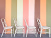 Set of Four Rattan Dining Chairs