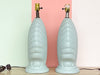 Pair of Sea Blue Shell Lamps