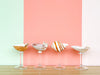 Set of Four Shell Chic Coupes