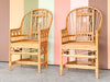 Pair of Brighton Style Rattan Chairs
