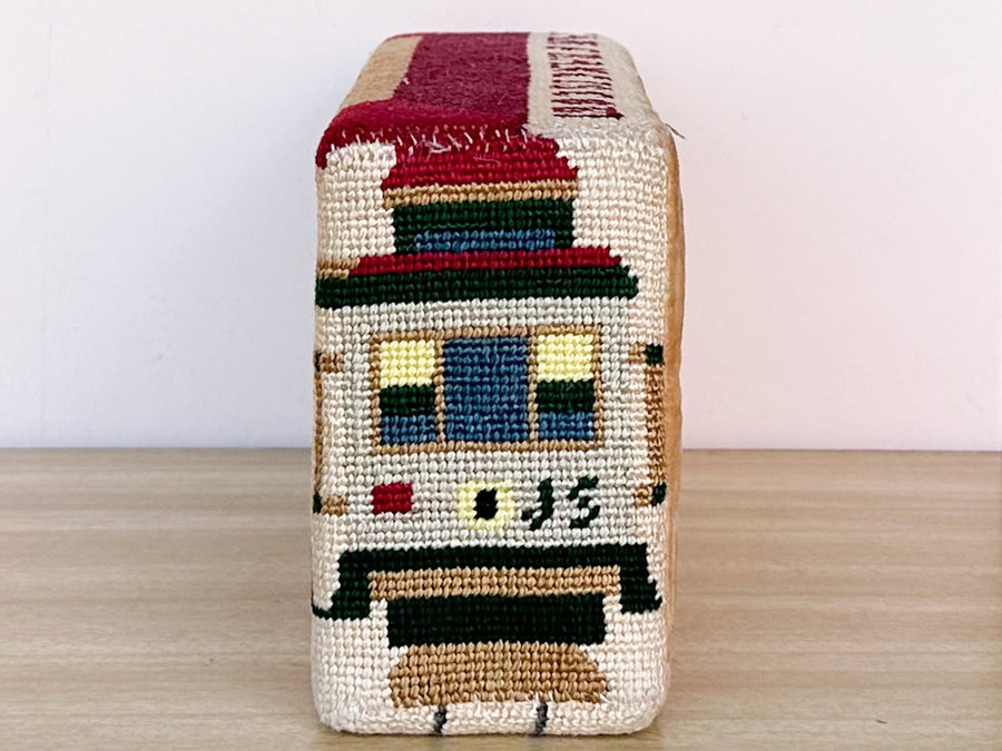 San Francisco Needlepoint Door Stop