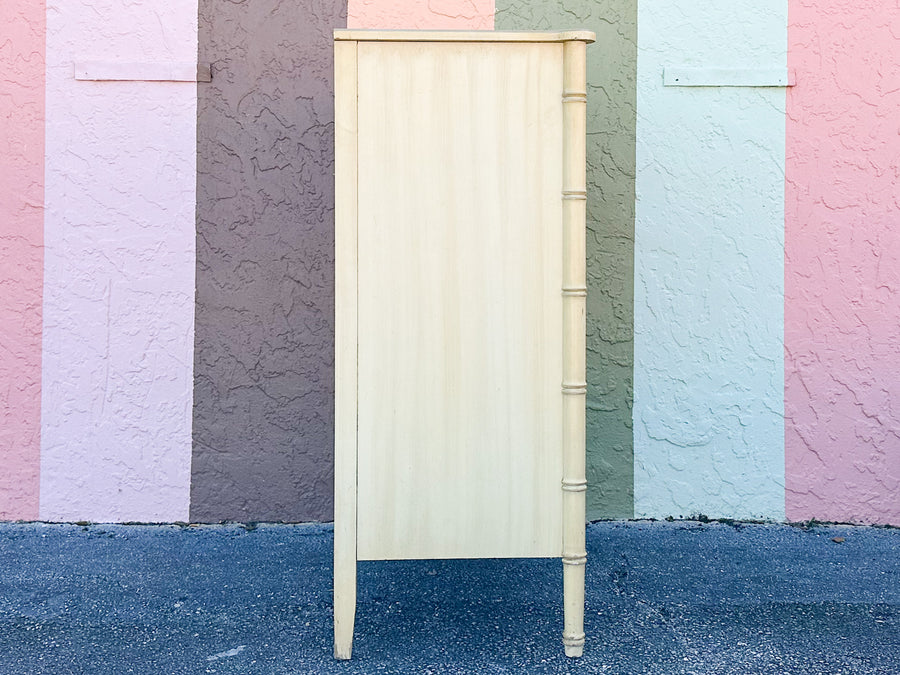 Henry Link Faux Bamboo Tall Chest