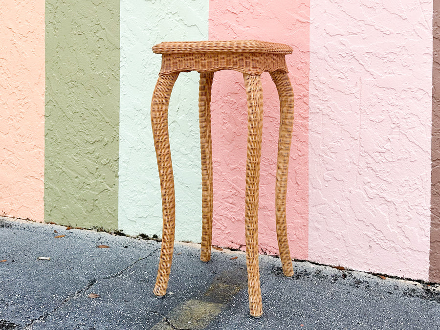 Cute Wicker Plant Stand