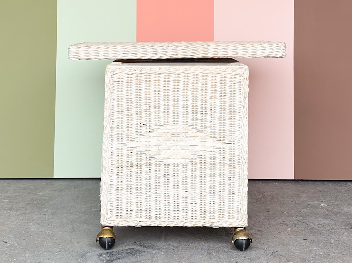 Rattan Cart with Swivel Top