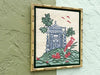 Blue Pagoda Needlepoint Art