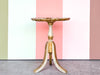 Regency Chic Decoupage Pedestal Table