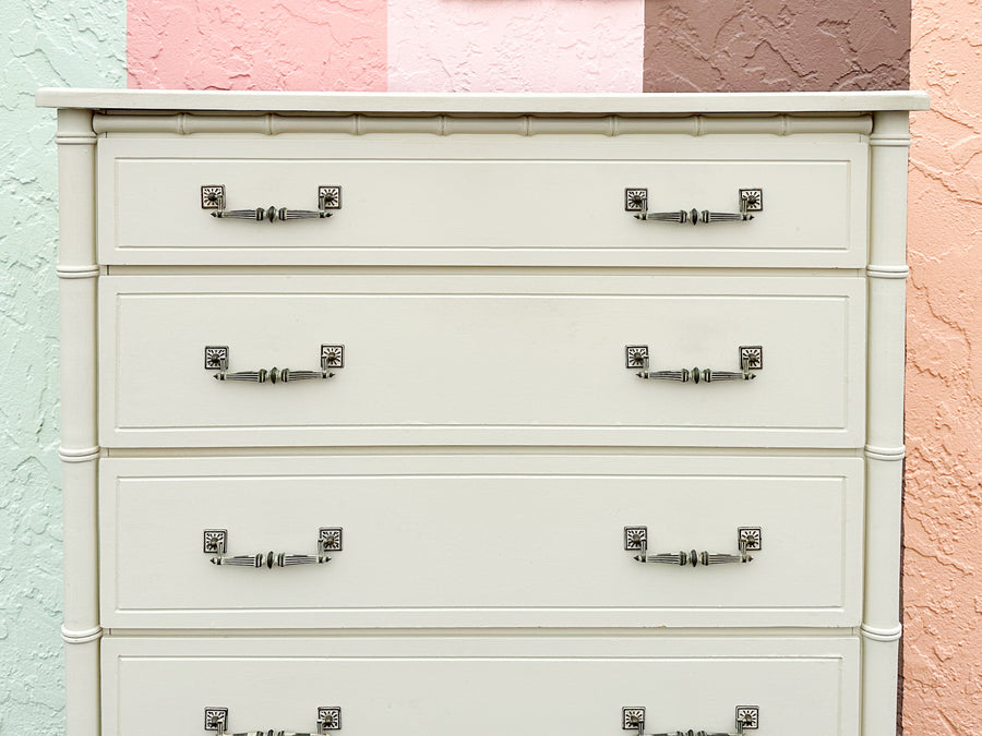 Palm Beach Faux Bamboo Tall Chest