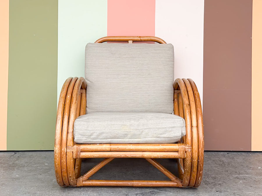 Frankl Style Rattan Pretzel Chair