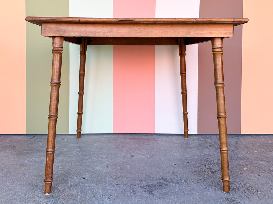 Faux Bamboo Folding Tables and Chairs Set