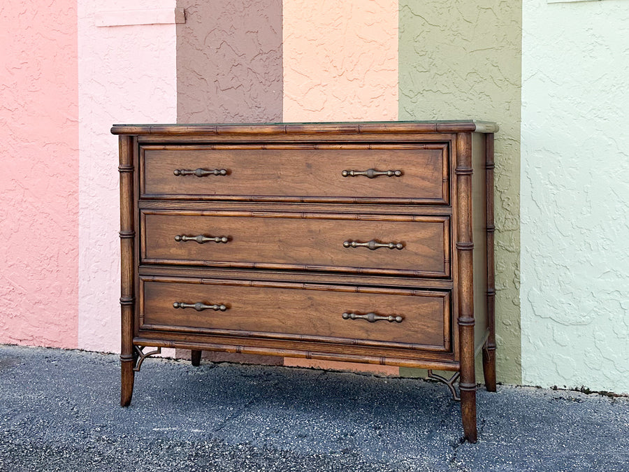Handsome Faux Bamboo Chest