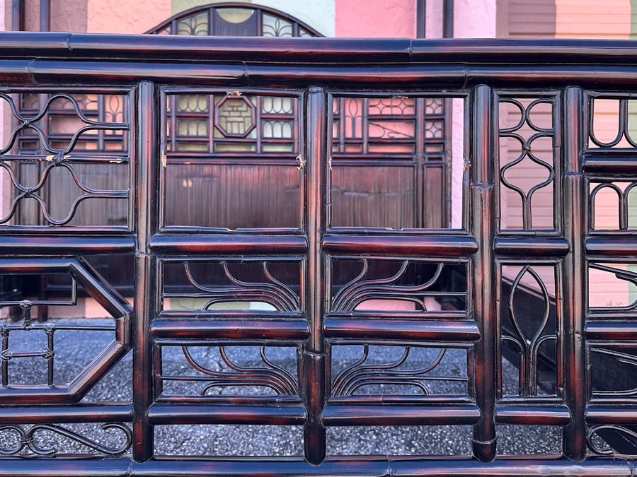 West Indies Style King Canopy Bed