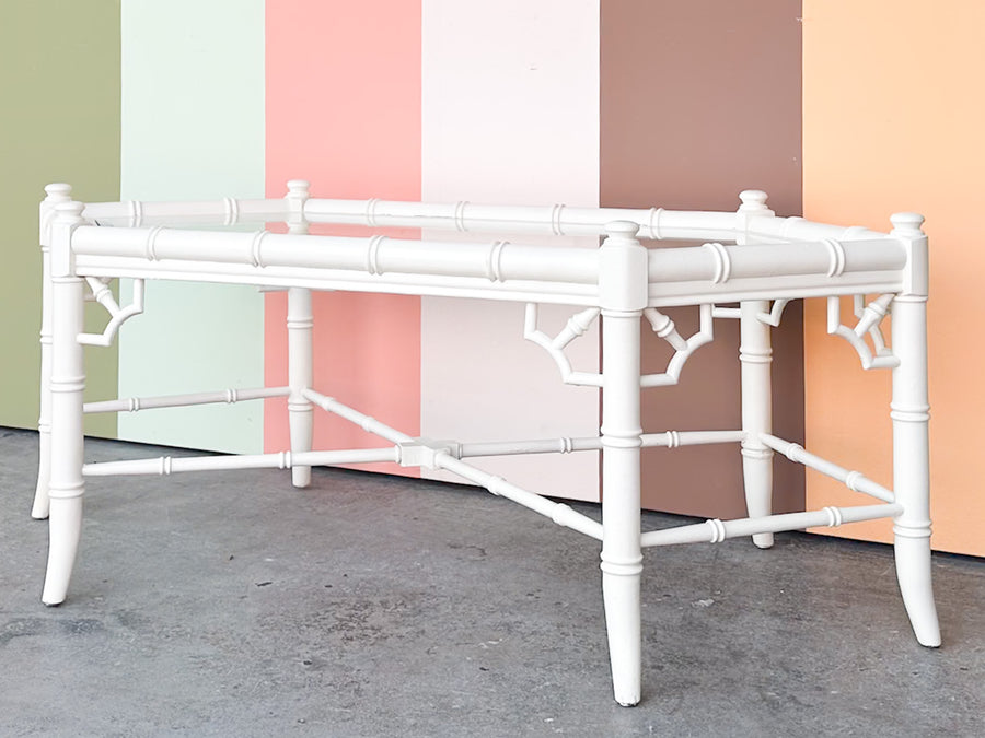 Thomasville Faux Bamboo Coffee Table