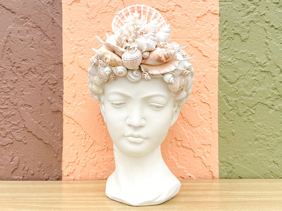 Extra Large Shellegance Bust Cachepot