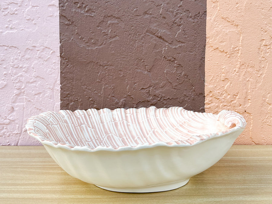 Shell Chic Ceramic Bowl and Pitcher