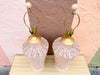 Pair of Pink Sands Basket Lamps