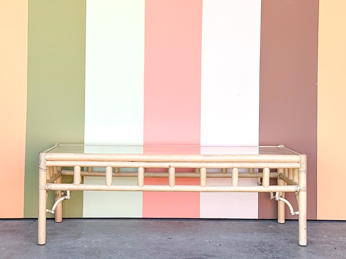 Chippendale Rattan Coffee Table