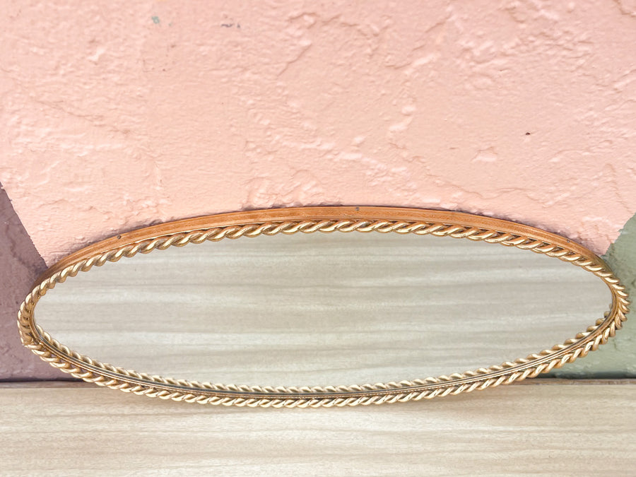 Regency Rope Mirrored Tray