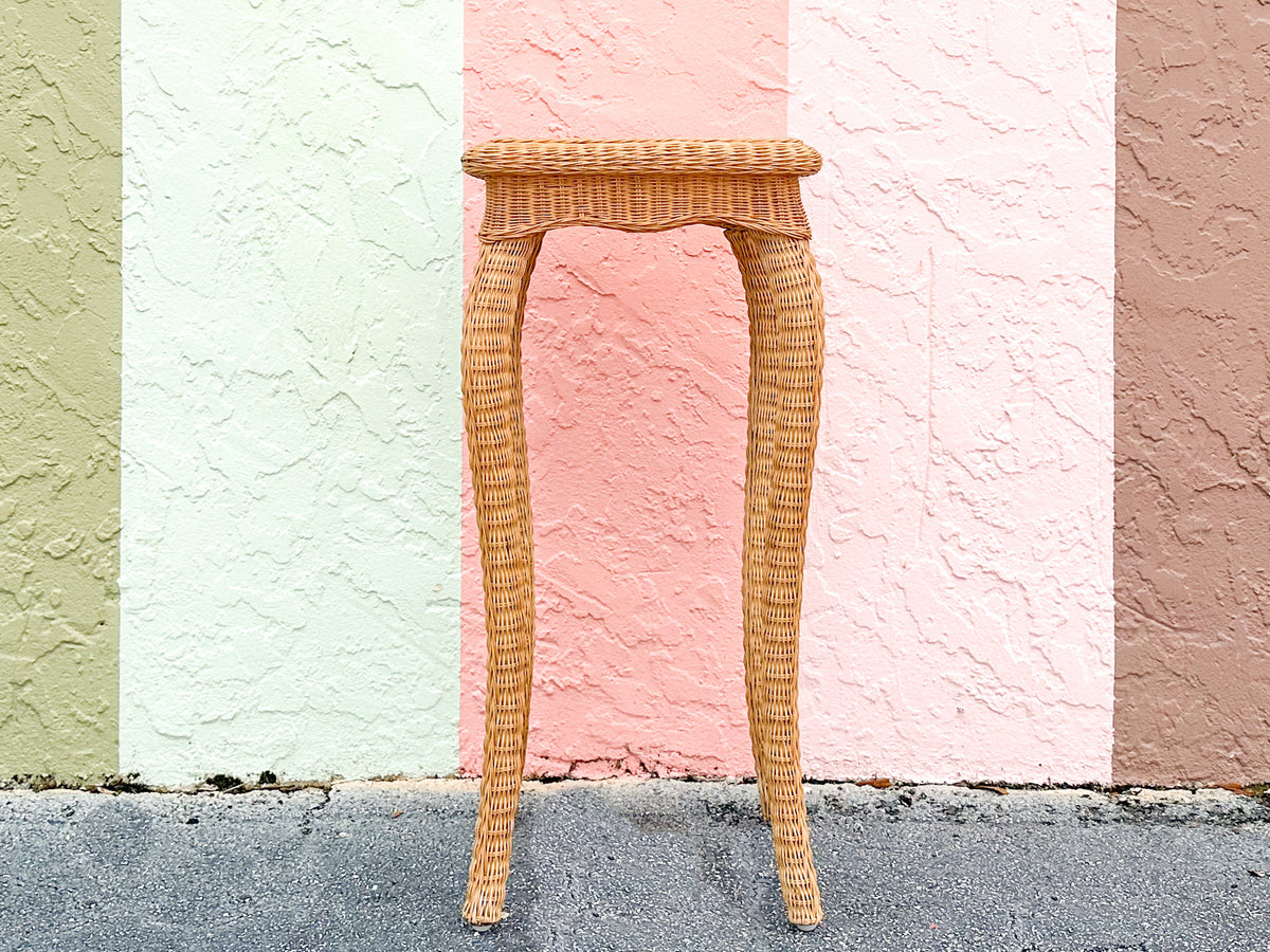 Cute Wicker Plant Stand
