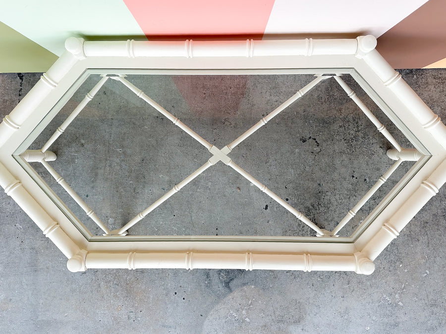 Thomasville Faux Bamboo Coffee Table
